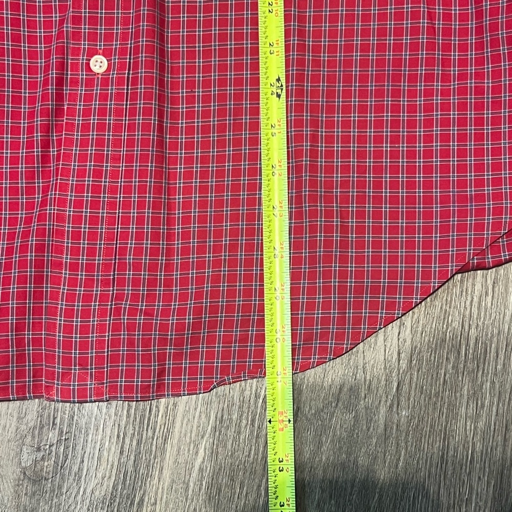 Polo by Ralph Lauren Red Plaid Men's Shirt - Picture 3 of 5